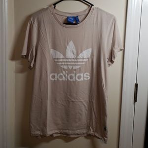 NWOT Limited Edition Cream Adidas Tee